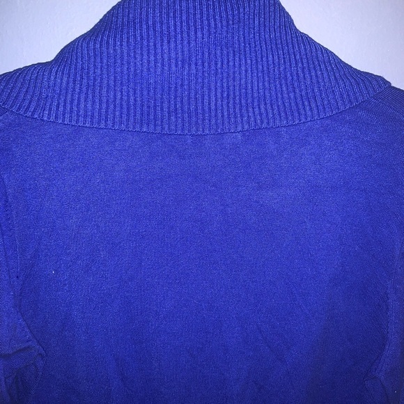 Royal Blue long sleeve droop neck sweater size L - Picture 5 of 9